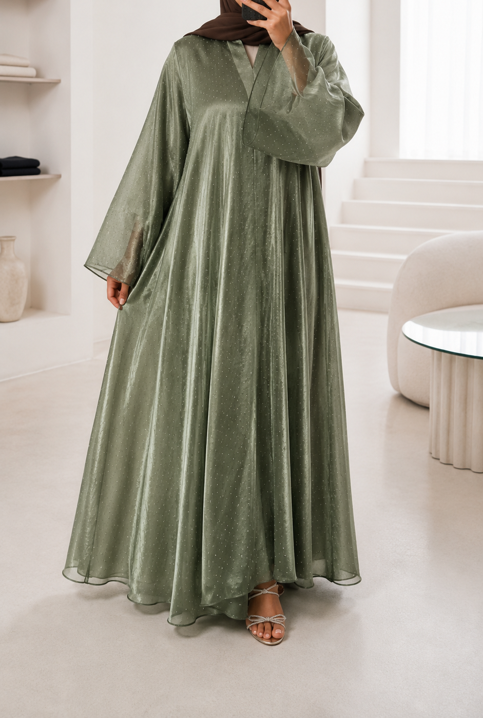 Luxury Organza Abaya