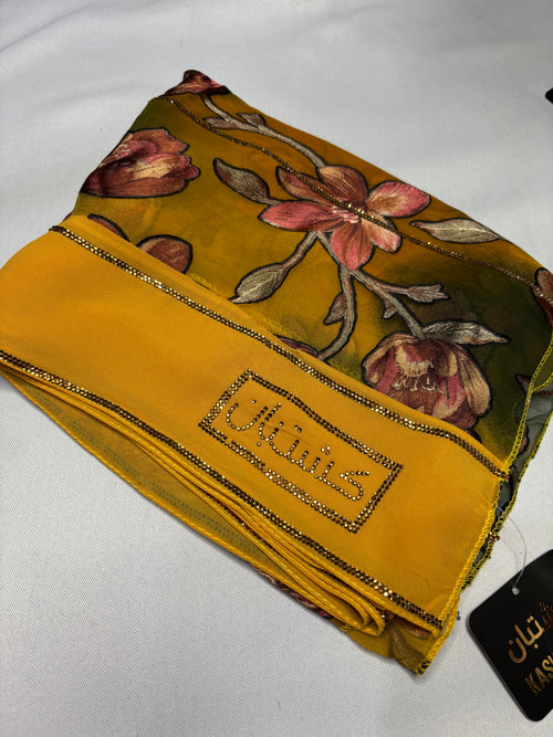 Emirati Luxe Floral Hijab