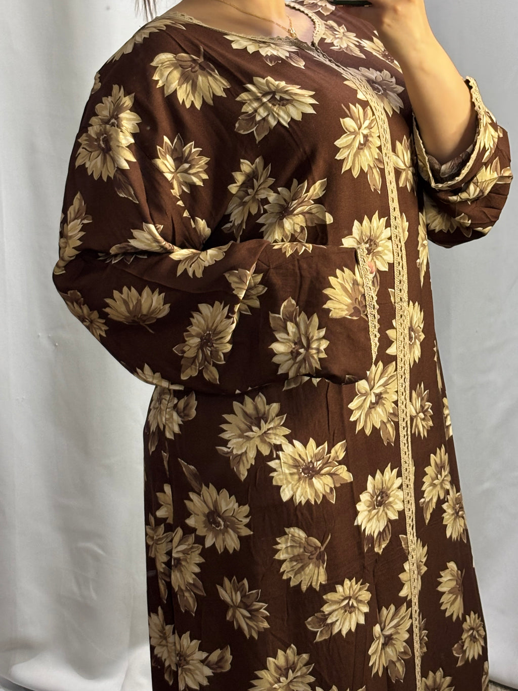 Jalabia – Marrón Floral