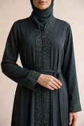Abaya cremallera