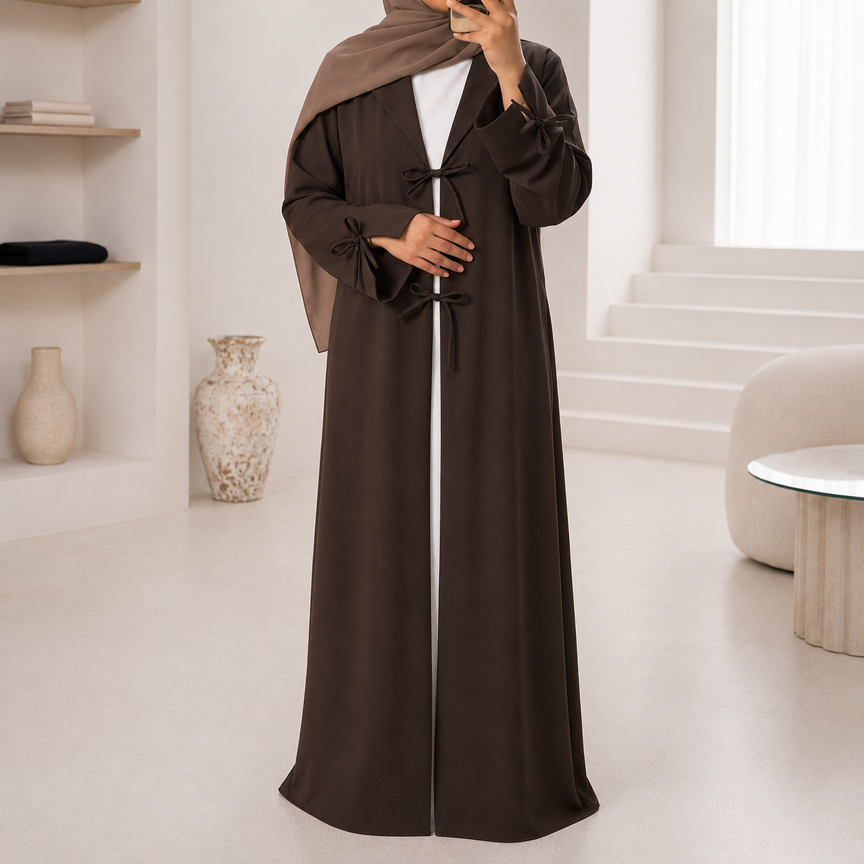 Abaya Brown Elegance