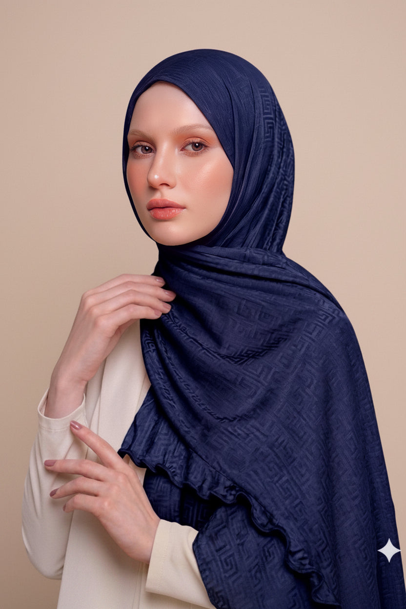 Hijab jersey antideslizante y cómodo 