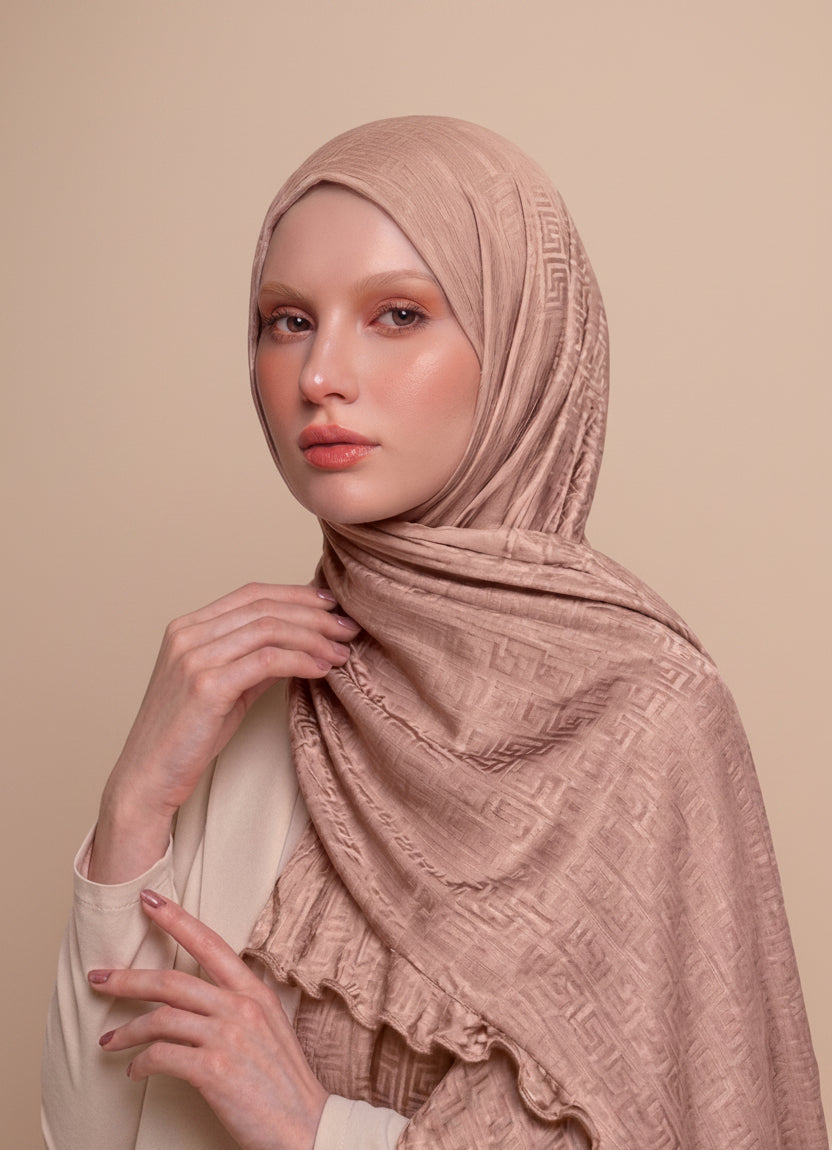 Hijab jersey antideslizante y cómodo 