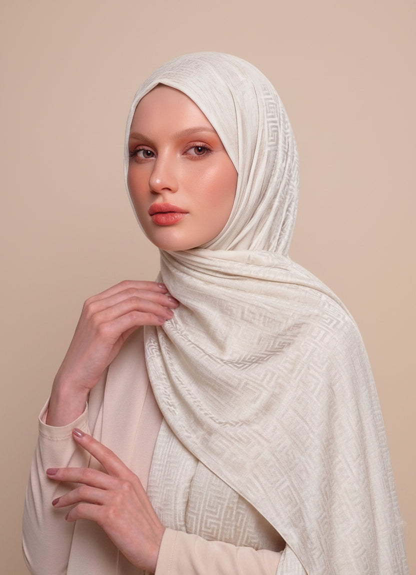 Hijab jersey antideslizante y cómodo 