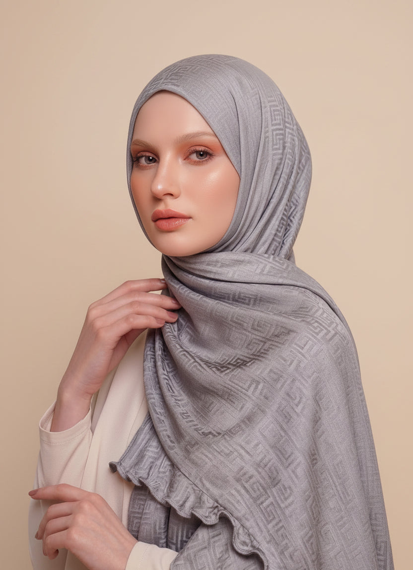 Hijab jersey antideslizante y cómodo 