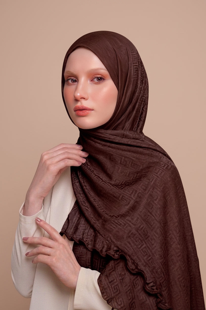Hijab jersey antideslizante y cómodo 