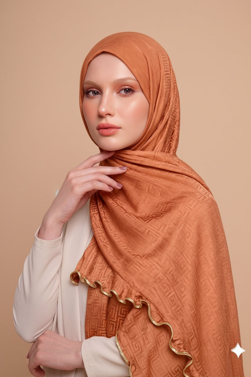 Hijab jersey antideslizante y cómodo 